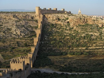 Verdedigingsmuur Alcazaba, Almería.