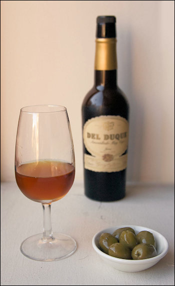 Een amontillado (sherry) uit Jerez.