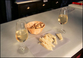 Tapas met een glas sherry