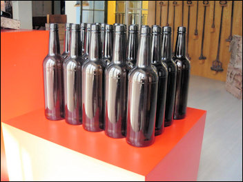 De karakteristieke sherryflessen