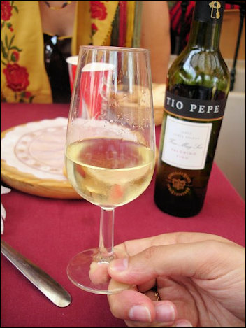 Hoe je een wijnkoeler vasthoudt zodat je de wijn niet met de hand verhi