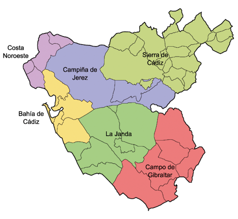 Comarcas van Cádiz