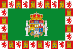 Vlag van de provincie Cádiz, Spanje