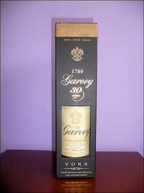 Een dertig jaar oude sherry.