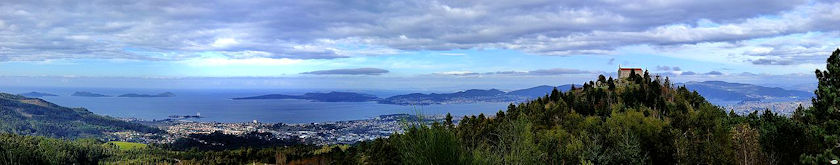 Monte Alba en de monding van Vigo