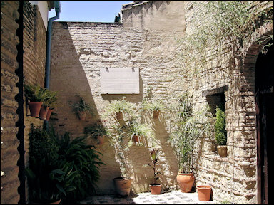 Patio van de Synagoge van Córdoba, in Córdoba