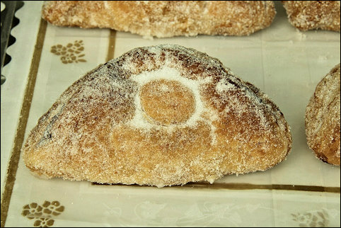 Empanada gevuld met cabello de ángel.