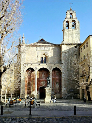 De kerk van Santo Domingo.